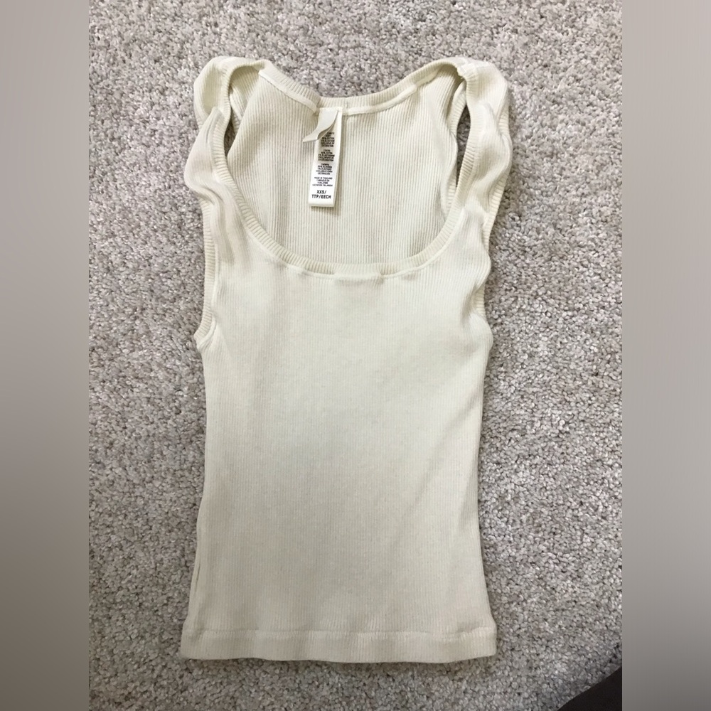 SKIMS Cotton Rib Tank | Bone - Picture 14 of 16
